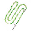 st jude knotted green catholic rosary