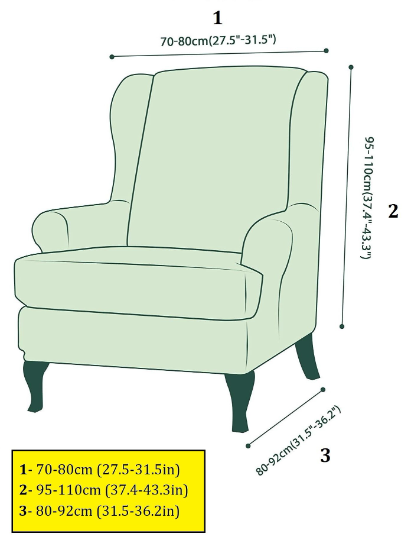 Armchair covers for arms of online chairs