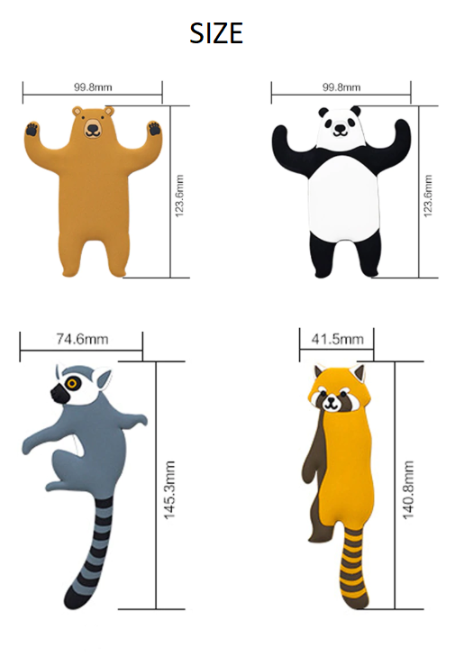 Fun Animal Hanging Wall Hooks - Winfinity Brands