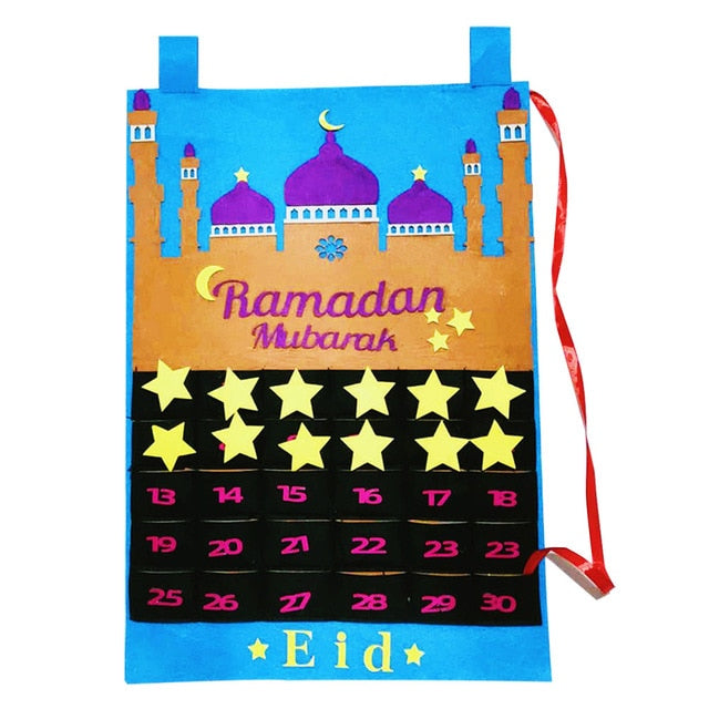 Ramadan Felt Kids Calendar Banner - Winfinity Brands