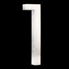 Flush OR Floating Option - Aluminum 3.9inch/10cm OR 5.9inch/15cm Silver Colored Exterior Address House Numbers #0-9