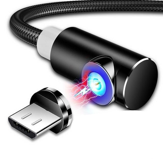 Câble de charge magnétique Câble USB pour iPhone Samsung Android